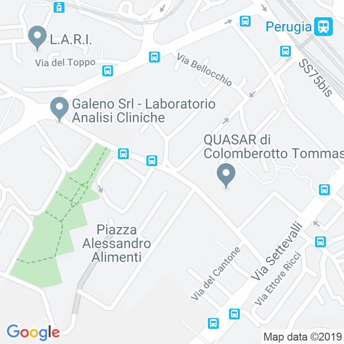 CAP di Via Martiri Delle Ardeatine a Perugia