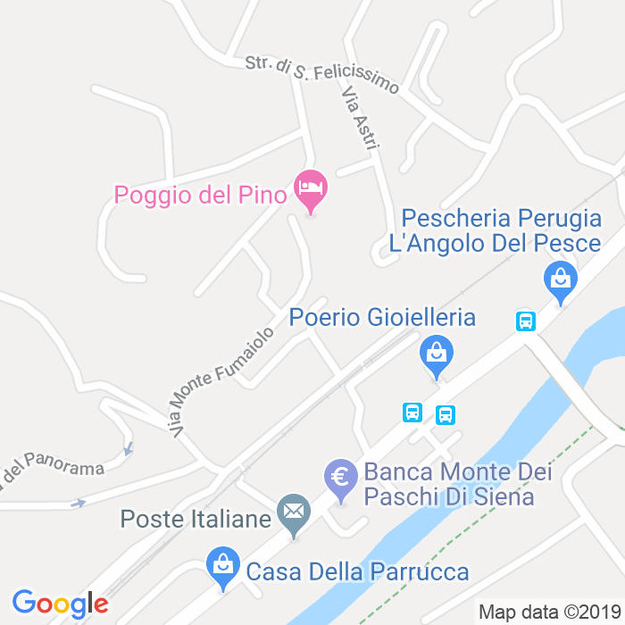 CAP di Via Monte Falterona a Perugia
