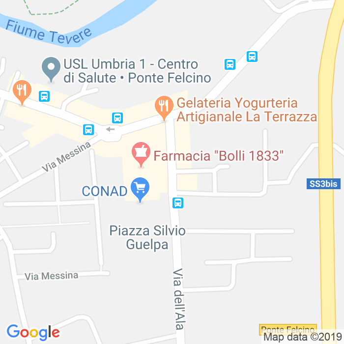 CAP di Via Sibilla Aleramo a Perugia