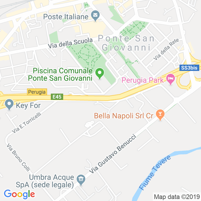 CAP di Via Alessandro Volta a Perugia