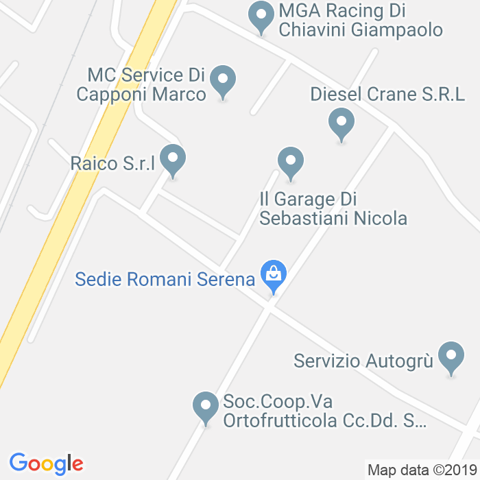 CAP di Via Dell Artigianato a Perugia