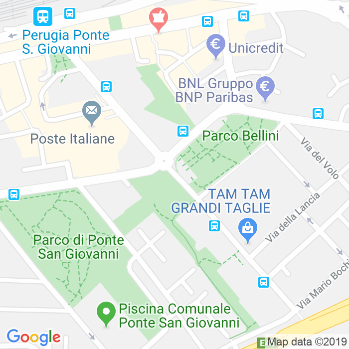 CAP di Via Pietro Cestellini a Perugia