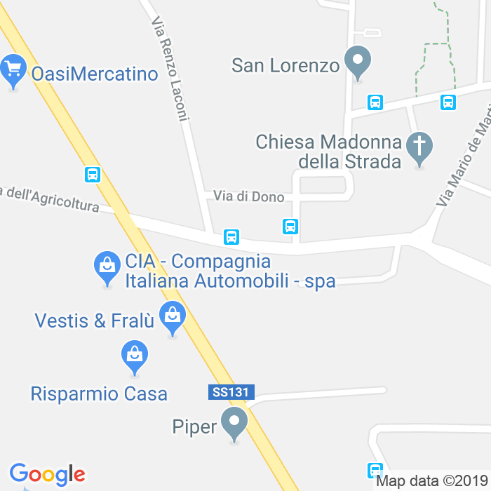 CAP di Via Gherardo Delle Notti a Cagliari