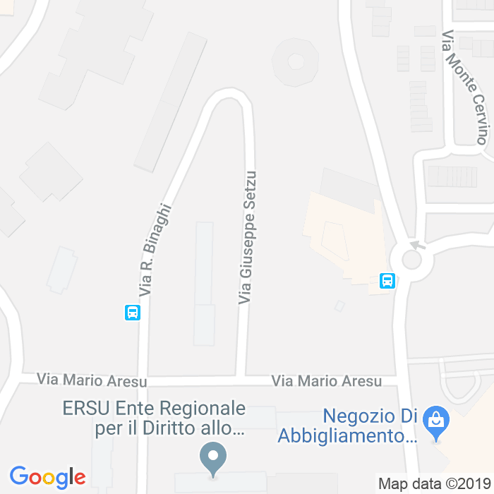 CAP di Via Giuseppe Setzu a Cagliari