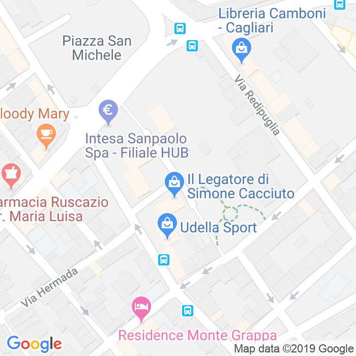 CAP di Piazza Is Maglias a Cagliari