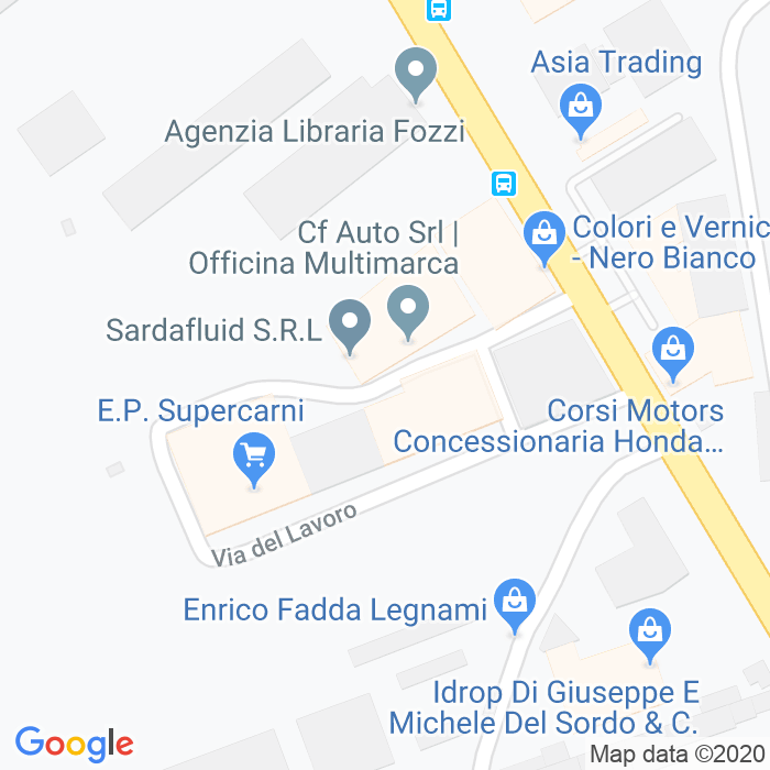 CAP di Via Dell Industria a Cagliari