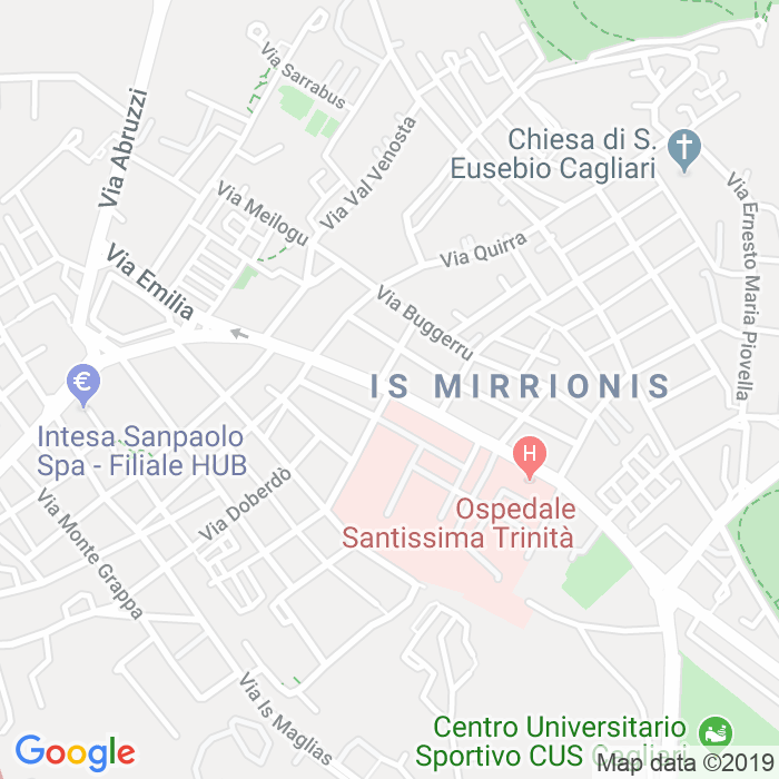 CAP di Via Is Mirrionis a Cagliari