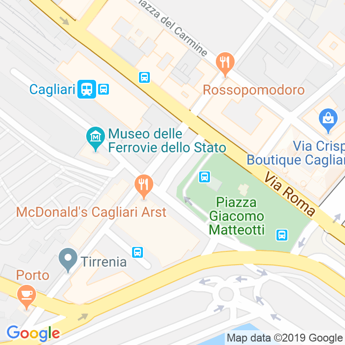 CAP di Piazza Giacomo Matteotti a Cagliari