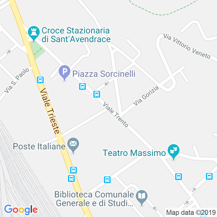 CAP di Piazza Trento a Cagliari