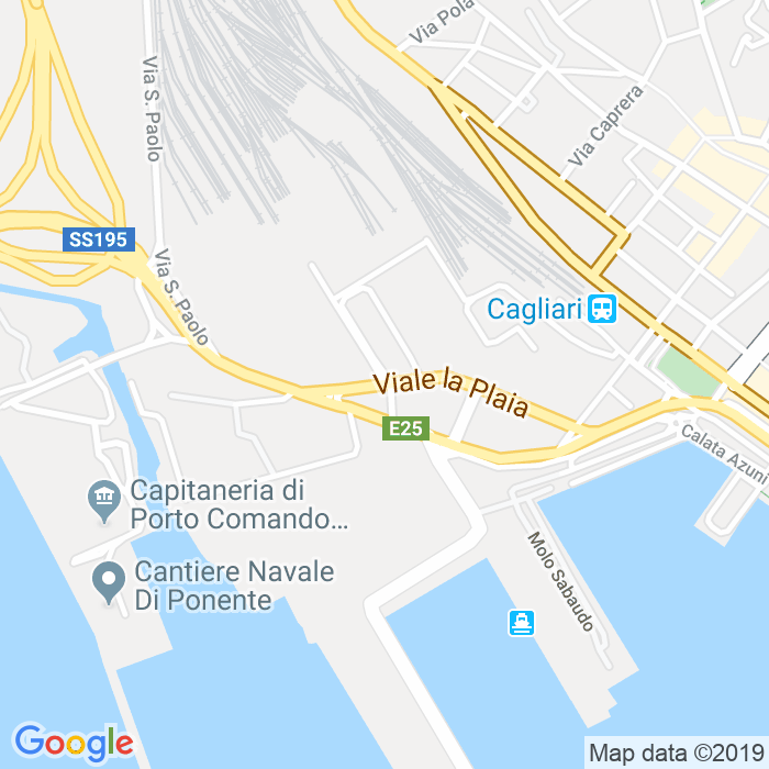 CAP di Piazzale La Plaia a Cagliari