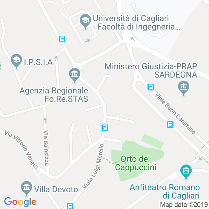 CAP di Via Nervesa Della Battaglia a Cagliari