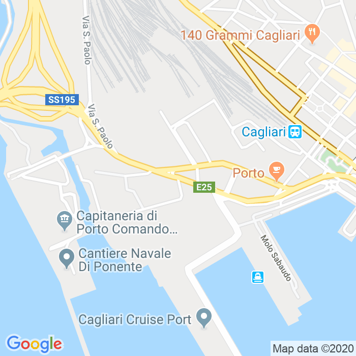 CAP di Via Riva Di Ponente a Cagliari