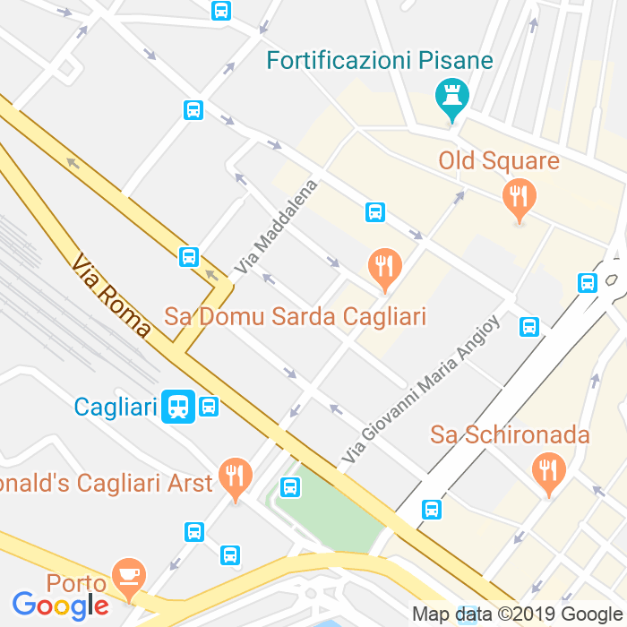 CAP di Piazza Del Carmine a Cagliari