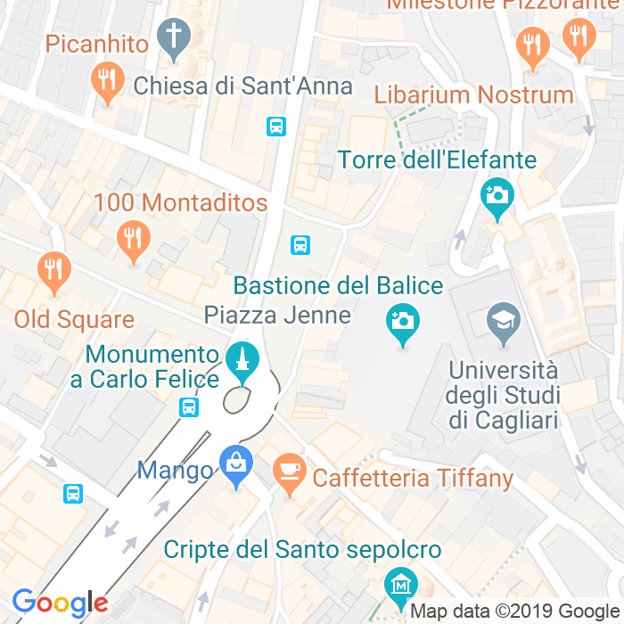 CAP di Piazza Jenne a Cagliari