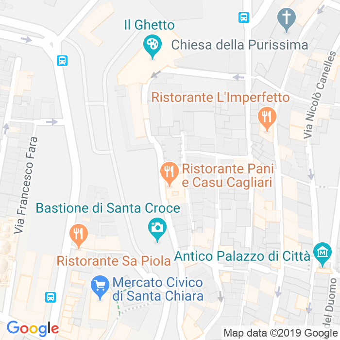 CAP di Piazza Santa Croce a Cagliari