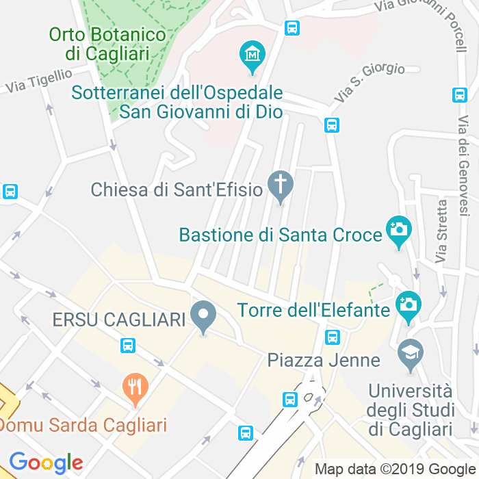 CAP di Via Carlo Buragna a Cagliari