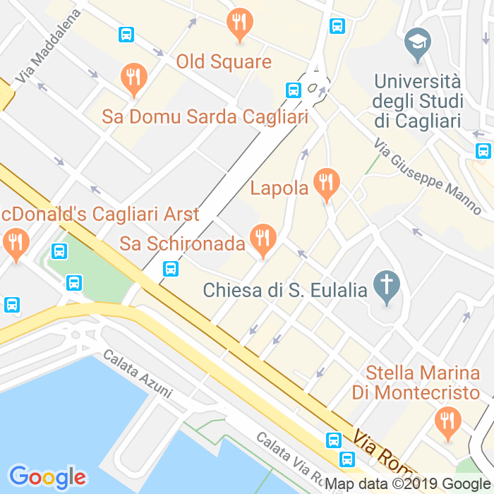 CAP di Via Del Mercato Vecchio a Cagliari