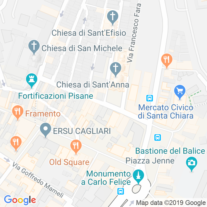 CAP di Via Domenico Alberto Azuni a Cagliari