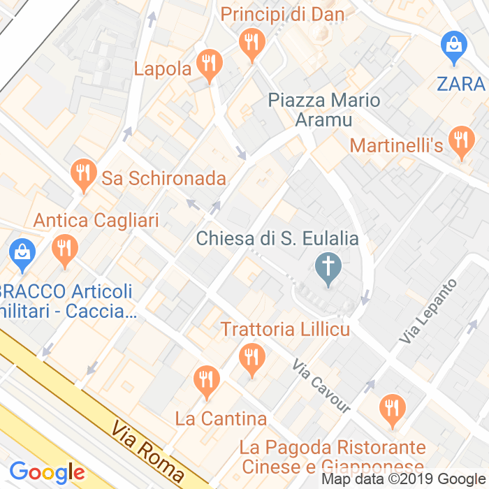 CAP di Via Sant'Eulalia a Cagliari