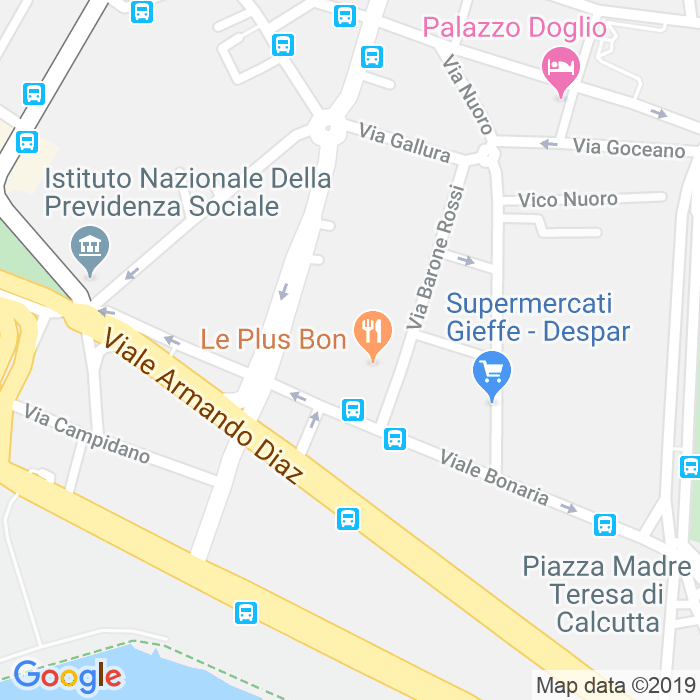 CAP di Piazza Alcide De Gasperi a Cagliari