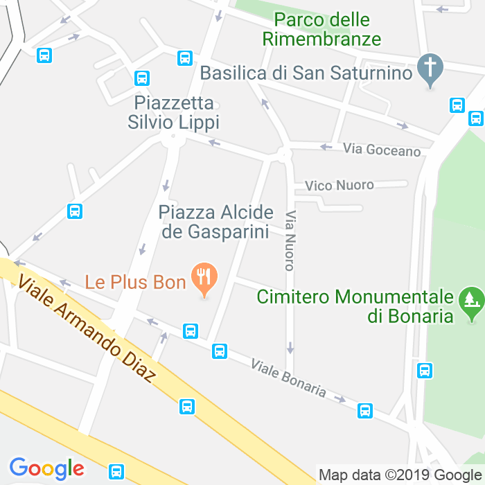 CAP di Via Barone Rossi a Cagliari