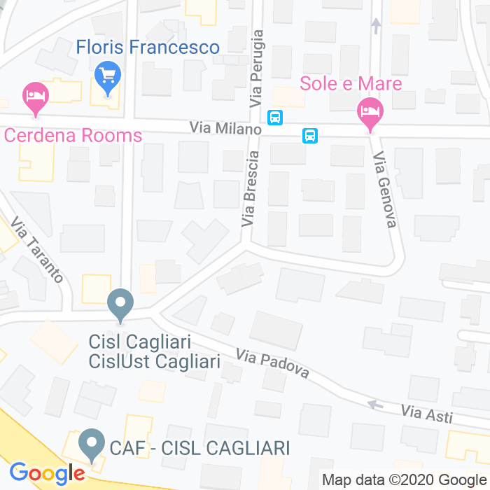 CAP di Via Brescia a Cagliari