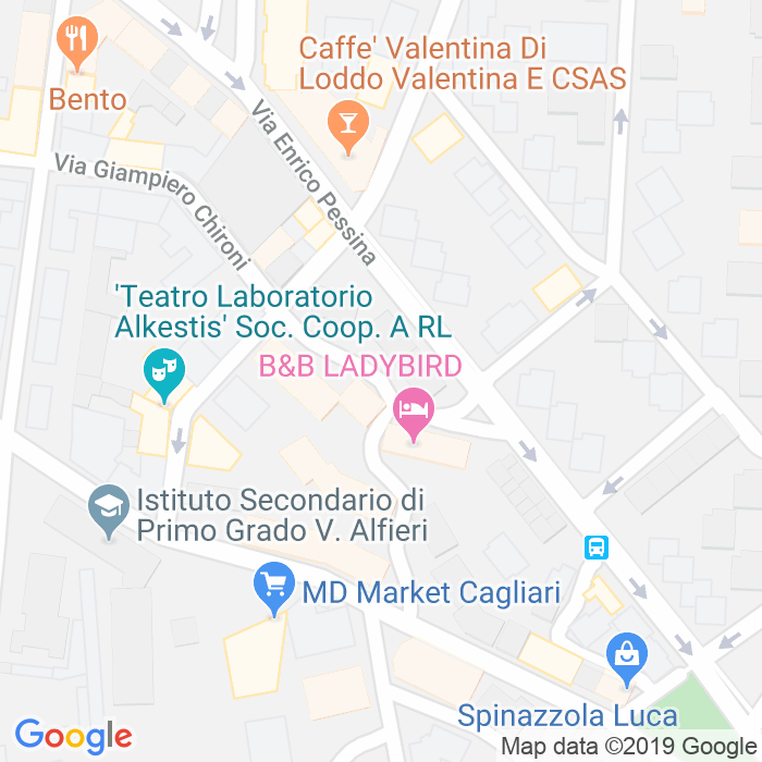 CAP di Via Filippo Vivanet a Cagliari