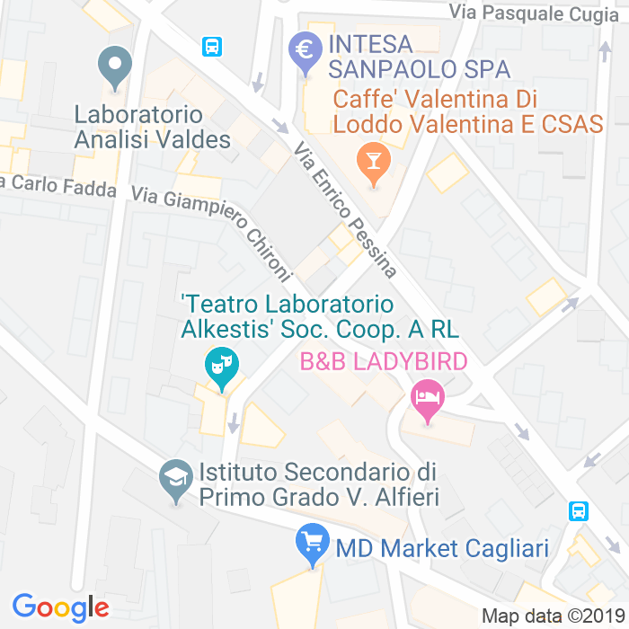 CAP di Via Francesco Chironi a Cagliari