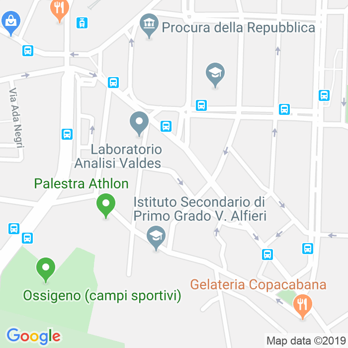 CAP di Via Giampietro Chironi a Cagliari