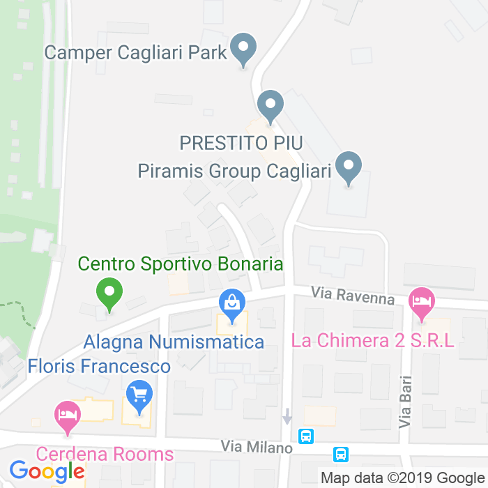 CAP di Via Rimini a Cagliari