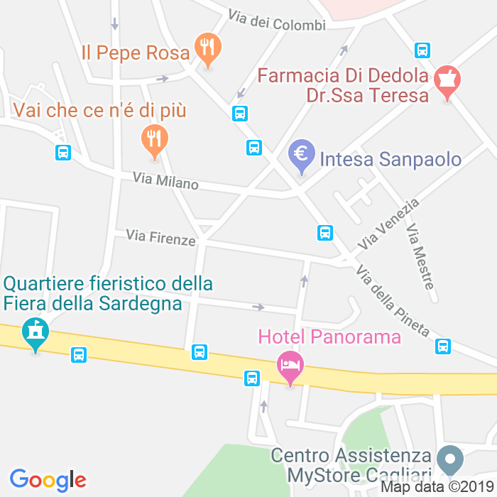 CAP di Piazza Firenze a Cagliari