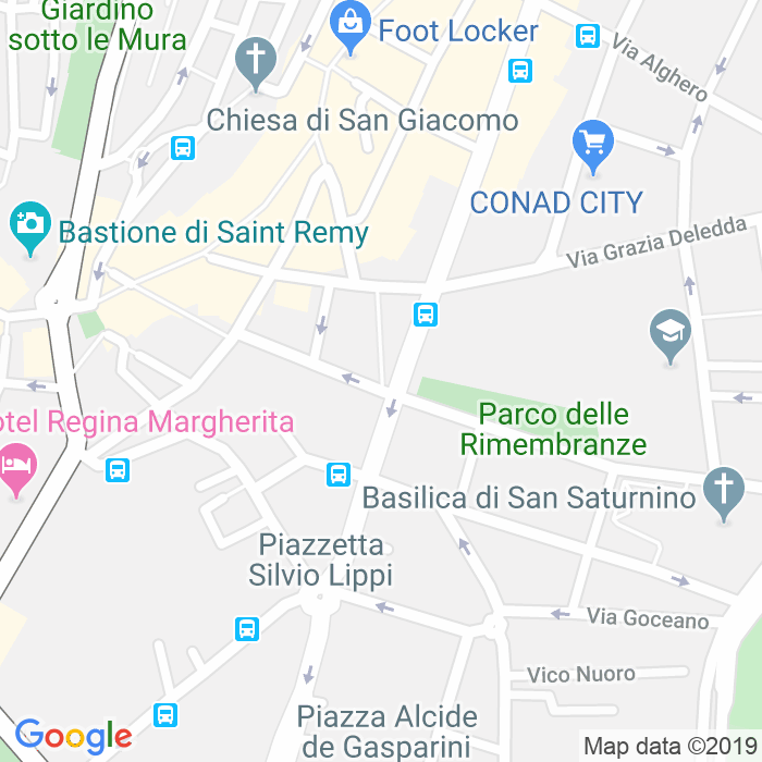 CAP di Piazza Antonio Gramsci a Cagliari