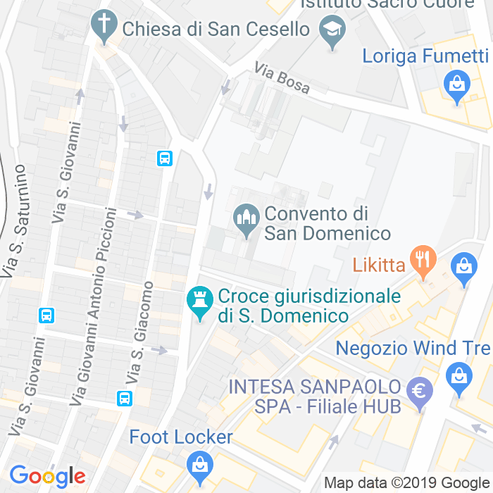 CAP di Piazza San Domenico a Cagliari