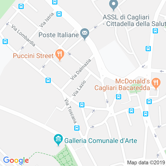CAP di Via Lazio a Cagliari