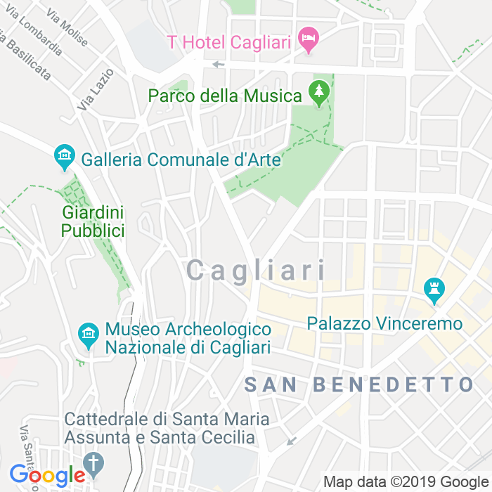 CAP di Via Ottone Bacaredda a Cagliari