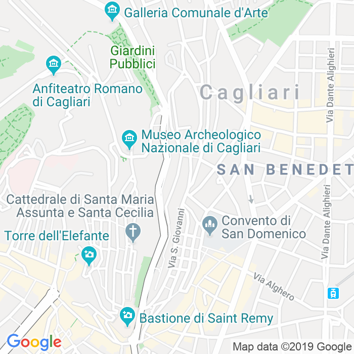 CAP di Via San Saturnino a Cagliari