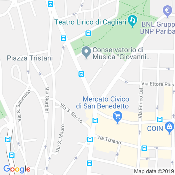 CAP di Piazza Ennio Porrino a Cagliari