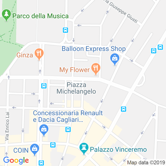 CAP di Piazza Michelangelo a Cagliari