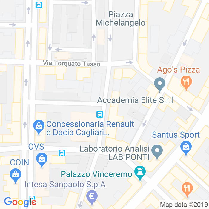 CAP di Via Giovanni Pascoli a Cagliari