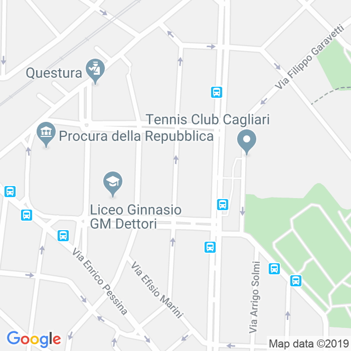 CAP di Via Giuseppe Sanna Randaccio a Cagliari