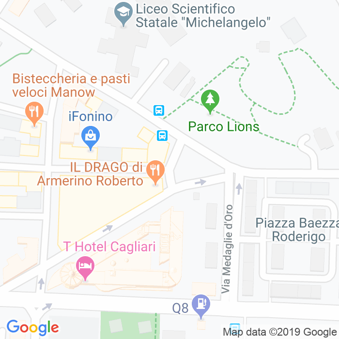 CAP di Piazza Giudicessa Elena a Cagliari