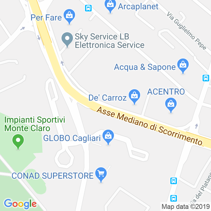 CAP di Via Dei Carroz a Cagliari