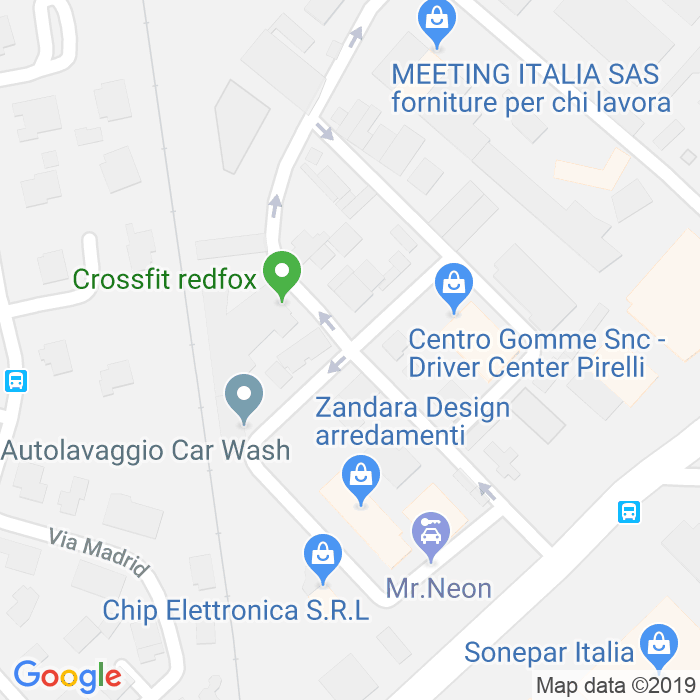 CAP di Via Gerolamo Cardano a Cagliari