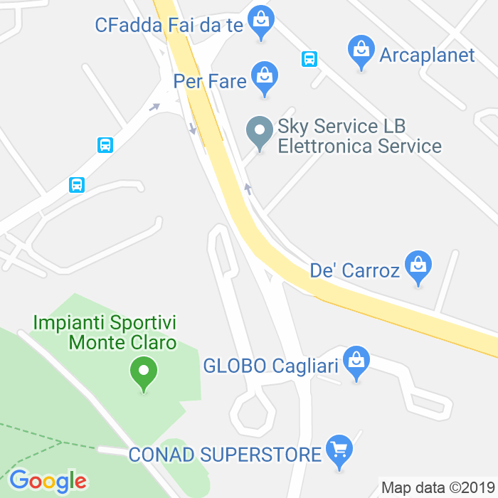 CAP di Via Monte Claro a Cagliari