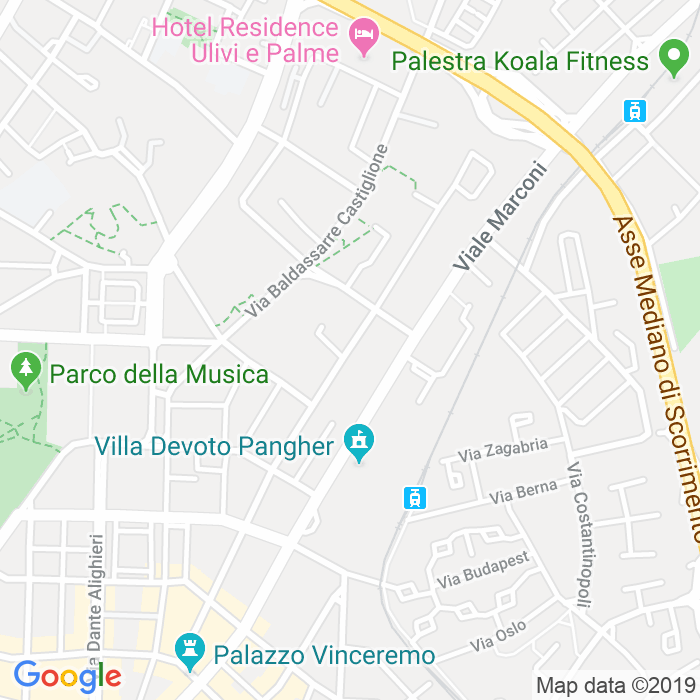 CAP di Via Niccolo'Machiavelli a Cagliari