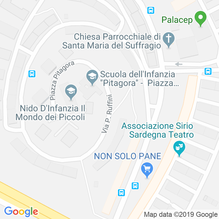 CAP di Via Paolo Ruffini a Cagliari
