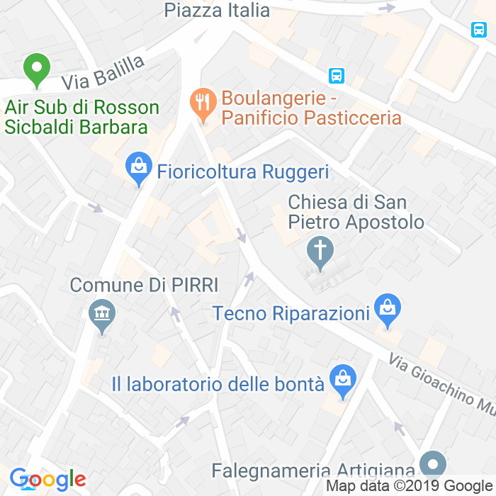 CAP di Piazza Chiesa a Cagliari