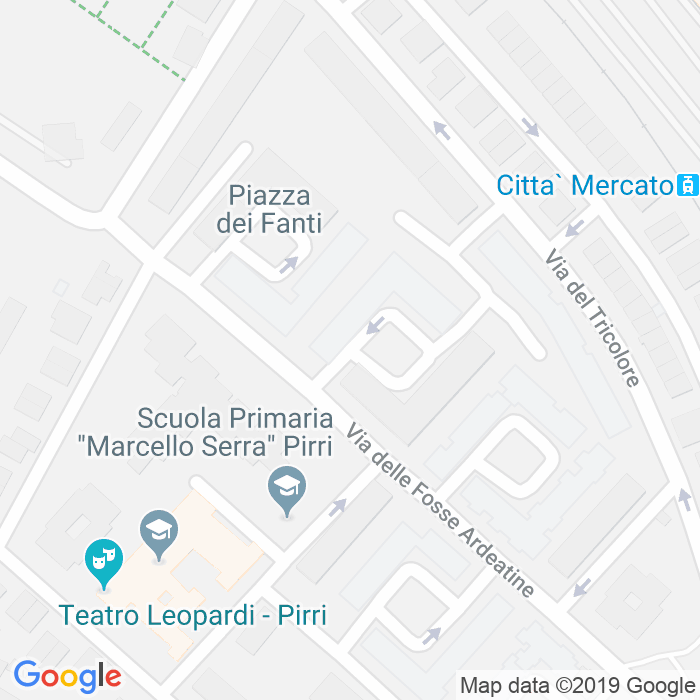 CAP di Piazza Degli Alpini a Cagliari
