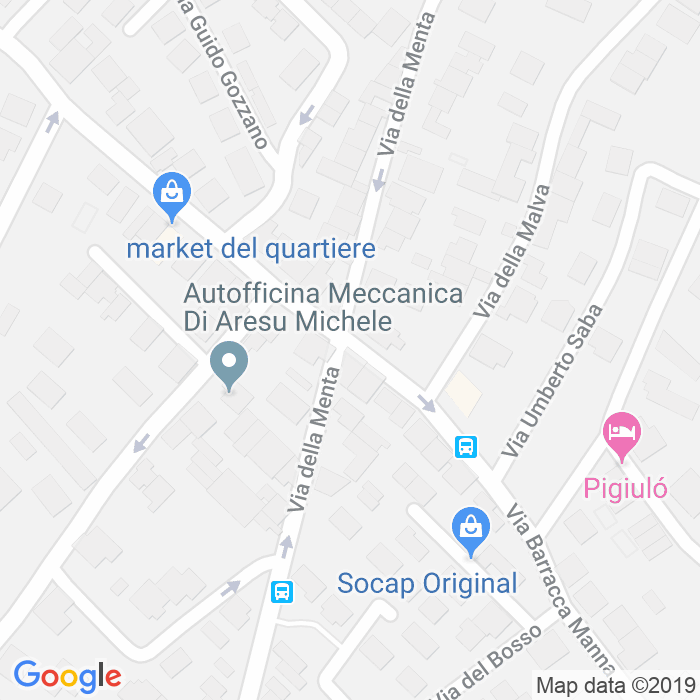 CAP di Traversa I Sinistra Di Via Barracca Manna a Cagliari
