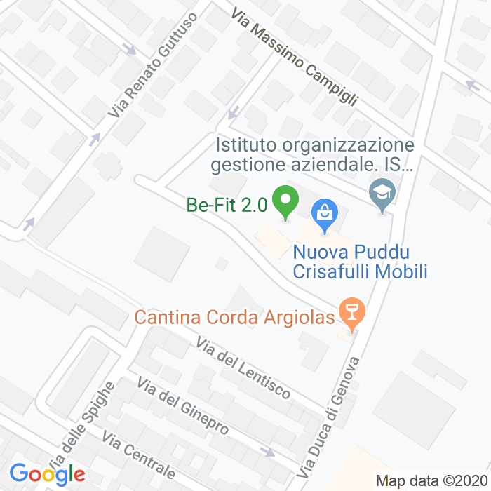 CAP di Traversa Ii Duca Di Genova a Cagliari